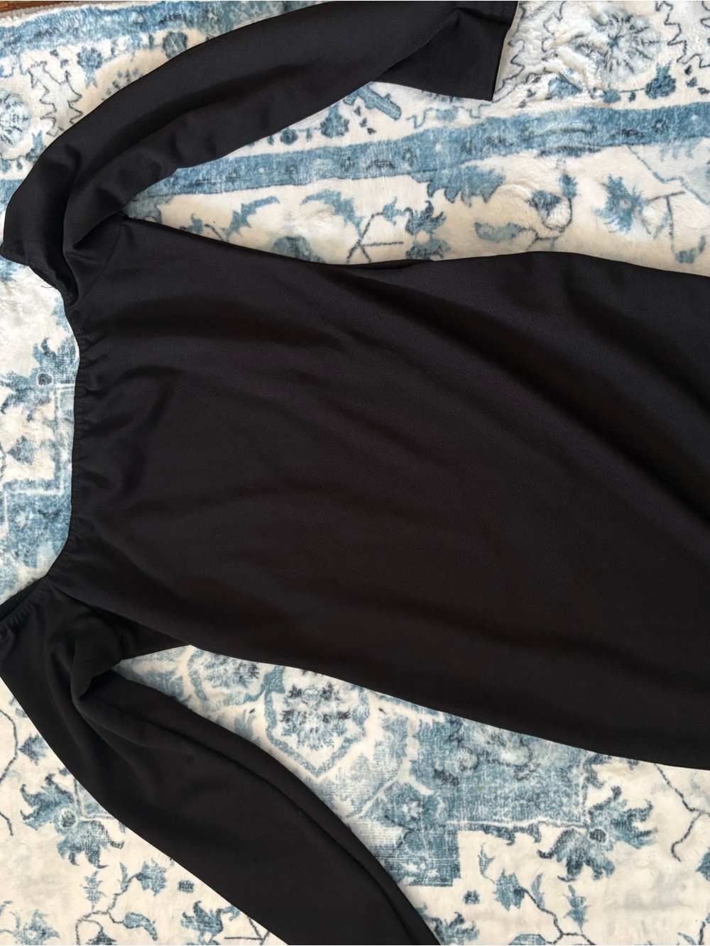 PrettyLittleThing Black Long Sleeve Bodycon Dress